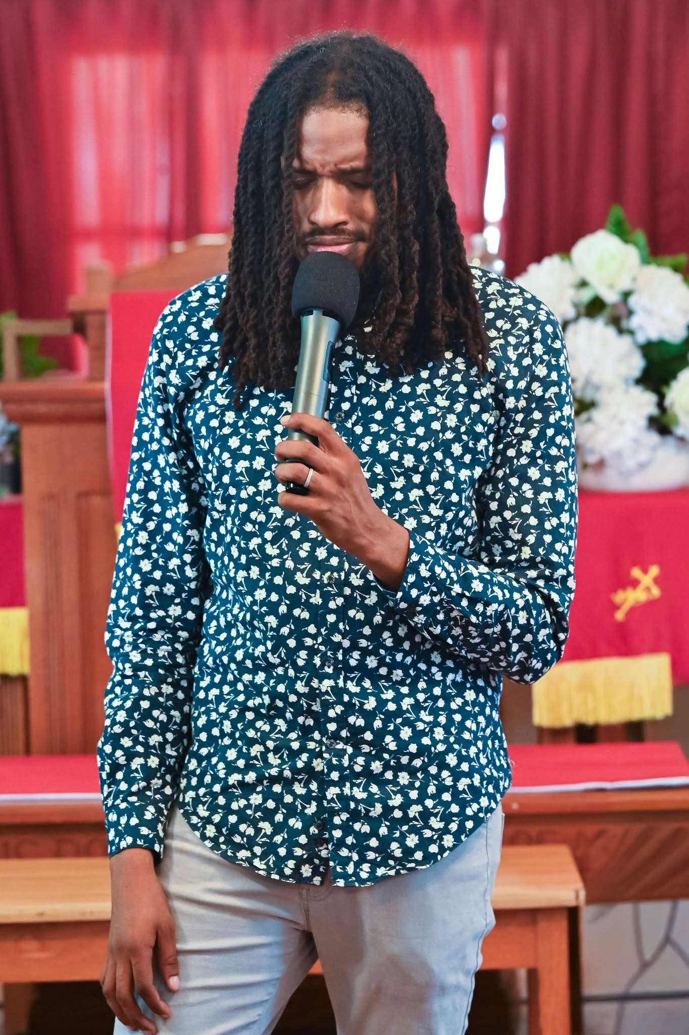 Pastor Marcus Stovall speaking at The Luke